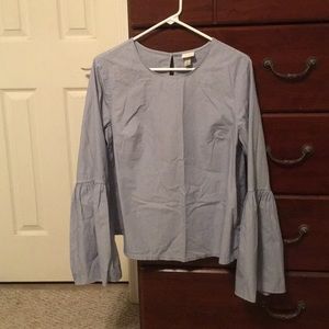 Bell sleeve blouse